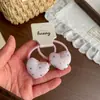 Pinza para el pelo BB de estilo coreano, nueva, con relleno de algodón y forma de corazón con pedrería, cinta para el pelo de alta gama y a la moda para niñas, que no daña el pelo