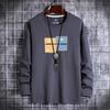 Nova Camiseta Básica de Outono Manga Longa Masculina Tendência Estudantil Adolescentes Roupas Casuais de Outono Masculinas -30X3169