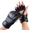 Guantes de Boxeo de Medio Dedo Sanda Entrenamiento de Lucha Sacos de Arena Niños Adulto Guantes de Boxeo de Medio Dedo Engrosados