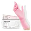Guantes Compuestos Desechables de Nitrilo Caucho de Látex Higiene Alimentaria Impermeables y a Prueba de Aceite Engrosados de Trabajo Elásticos al por Mayor