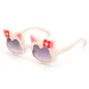 Nuevas gafas de sol infantiles con forma de gato lindas de estilo europeo y americano, protección UV, gafas de sol infantiles retro de moda