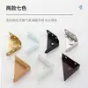Código de ángulo triangular engrosado soporte de ángulo de 90 grados ángulo de hierro código colgante de gabinete conector de refuerzo de placa de estante accesorios pequeños