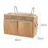 Bolsa de Almacenamiento de Tela de Algodón y Lino Personalizada, Bolsa Organizadora de Mesita de Noche para Artículos Varios, Bolsa Colgante de Puerta para Dormitorio de Estudiantes, Bolsa de Almacenamiento Montada en la Pared