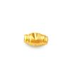Venta al por mayor de cuentas de oliva chapadas en oro real de 24 quilates, cuentas sueltas, pequeños accesorios, cuentas de oro de imitación, accesorios de joyería con cuentas para bricolaje.