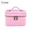 Bolsas de Maquillaje Personalizadas Estilo Europeo y Americano, Bolsas de Almacenamiento de Gran Capacidad para Viaje para Cosméticos y Productos de Cuidado de la Piel, Bolsos de Mano Portátiles