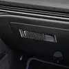 Adecuado para 2021-2023 Volkswagen Golf 8 manija de la guantera fibra de carbono decoración de modificación del interior del coche