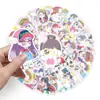 50 caricaturas caricaturas Alalei graffiti personalidad creativa maleta estuche cuaderno impermeable pegatinas para coche