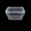 Maleta Rectangular Transparente Almacenamiento de Agua Cubo de Pintura Cubo de Pesca Semillas Alimentos Cubo de Empaque de Plástico Cubo de Almacenamiento Venta al por Mayor