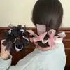 Goma para el pelo de organza hecha a mano de alta calidad para moño de niña