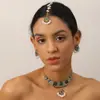 Europa, América y Oriente Medio Transfronterizo Estilo Étnico Retro Estilo de la Edad Media Traje de Joyería Estilo de Corte Retro Conjunto para Mujer de Perla y Gota de Agua