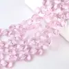 Novos acessórios de joias DIY 12mm furo lateral pingente flor de ameixa de vidro colorido colar brincos Acessórios Joker Atacado
