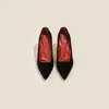 Zapatos de Suela Roja con Sensación de Caminar sobre las Nubes, Suelas Suaves que No Cansan tus Pies, Punta Fina, Tacones Delgados, Cómodos, Versátiles, Sexys, Estilo Maduro, Zapatos de Gamuza de Boca Baja