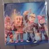 Bandeirolas de Aniversário de Papel Roblox, Balões, Velas para Bolo, Decorações e Suprimentos para Festa