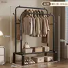 Cabide para quarto, uso doméstico, cabide simples, cabide de varanda, cabide duplo interno