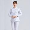 Uniforme de enfermera floral de manga corta para mujer, traje de verano dividido, de manga corta, para residencias de ancianos, madres y bebés, maternidad, niñera, monos de cuidado bucal