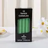 Velas Coloridas de Iluminação Diária para Casa, Cera em Bastão Romântica Sem Cheiro para Restaurante, Cera em Bastão Longa para Atmosfera de Jantar em Hotéis e Pousadas