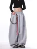 Estilo Americano Nuevo 2025 Color Sólido Estampado para Mujer Regular Juvenil Moderno Casual Pantalones Venta al por Mayor Suministro Directo