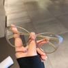 Gafas para miopía estilo europeo y americano Tr90 ultraligeras con forma de gato, monturas negras para mujer, lentes vintage, monturas modernas sin graduación