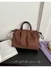 Bolso de Gamuza Flocada para Viajes Diarios Mujer 2026 Nuevo de Moda Otoño Bolso de Mano para Exteriores Bolso Tote Cruzado al Hombro Melade