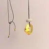 Collar con Colgante Geométrico de Metal con Cordón Fino del Mismo Estilo que la Bloguera Cadena Sencilla para Suéter Diseño de Nicho para Mujer