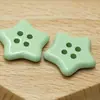 Botones de Estrella Lindos Más Vendidos, Materiales de Botones de Resina de Estrella de Cinco Puntas de Cuatro Agujeros de Alta Calidad para Manualidades DIY, Botones para Ropa de Muñecas