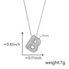 Colgante de letra inglesa 26 con incrustaciones de circonita de cobre transfronterizo, letra gruesa de moda popular, accesorios DIY al por mayor