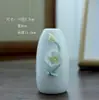 Vaso de Cerâmica Florido Artesanal Presente de Feriado Recipiente para Flores Sala de Estar de Casa Ornamentos Criativos Pequenos Lembranças Atacado