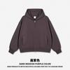 Ropa para Hombre Rs Chaqueta con Capucha de Cremallera Doble Estilo Montaña Moderna de Terciopelo con Cremallera Chaqueta Cálida Caliente de Cuero 355g Sudadera Chaqueta