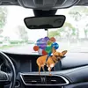 Decoración de Colgante de Gato Acrílico, Adorno Colgante para Interior de Coche Globo, Accesorio Divertido, Llavero para el Hogar
