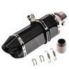 El tubo de escape universal de 38-51 mm es adecuado para la modificación transfronteriza del tubo de escape de motocicletas Yamaha Kawasaki en eBay y Amazon.