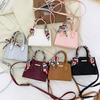 Bolsa Infantil 2025 Nueva Moda Bufanda de Seda Bolso de Mano de Bebé a la Moda Versátil Color Sólido Bolso Cruzado de Niña Coreana