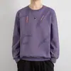 Sudadera para Hombre Primavera Nueva Moda Estampado de Letras Holgada Cómoda Camisa Base Talla Grande Moda Top Deportivo
