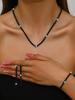 Moda Nova Ins Nicho Moda Alto Padrão Sensação Versátil Corrente Garra Colar Brincos Pulseira Conjunto de Três/Quatro Peças