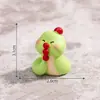 Accesorios para la decoración del hogar, artículos decorativos pequeños, decoraciones creativas hechas a mano de animales pequeños, lindos adornos de escritorio de animales del zodiaco