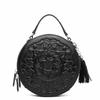 Bolso de Hombro de Verano para Mujer 2026, Bolso Cruzado de Hombro de Cuero Genuino Estilo Artístico, Bolso Redondo Pequeño de Piel de Vaca al por Mayor