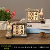 Aula de Preescolar Estilo Ins Creativo Manualidades de Ciervos Adornos de Madera Hechos a Mano Escritorio de Oficina Decoraciones para el Hogar