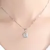Colar para Mulheres, Corrente de Clavícula de Prata, Simples Japonês e Coreano Pingente Inteligente em Formato de Estrela de Prata S925, Melhor Amiga para o Dia do Estudante, Presente de Dia dos Namorados