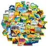 51 Pegatinas de Temu de Estados de EE. UU., Compra Directa Transfronteriza de Amazon, Mapas de Estados de EE. UU., Mapas de Ciudades, Pegatinas de Graffiti