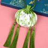 Bolsita de Fragancia Estilo Chino Nacional con Borlas, Regalo Hanfu, Colgante Portátil para el Festival de Medio Otoño, Bolsita Estilo Antiguo, Bolsita Vacía con Patrón de Dragón