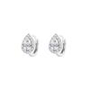 Brincos de Gota de Água de Diamante Cintilante para Mulheres, Simples Elegantes, Brincos Clássicos de Zircônia em Forma de Pera, Novo Design de Luxo Acessível, Brincos de Diamante Completo