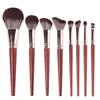 Despacho de exportación de maquillaje brocha para rubor de cerdas suaves brocha para difuminar base de maquillaje brocha para detalles brocha para corrector brocha para rubor set de brochas de maquillaje