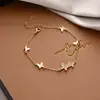 Pulsera Estrellada de Ocho Puntas Deslumbrante de Moda para Mujer Diseño de Nicho Joyería de Personalidad Estilo Chanel Pulsera de Temperamento de Celebridad de Internet