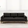 Sofá doble nórdico para apartamentos pequeños, casas de alquiler, áreas de descanso de oficinas, áreas de recepción, hecho de tela tecnológica