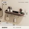 Estante de Almacenamiento para Baño con Ventosas, Sin Taladro, para Baño del Hogar, Inodoro, Lavabo, Montado en la Pared, Estante de Almacenamiento con Drenaje