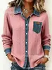 2026 Comércio Exterior Transfronteiriço Amazon Site Independente Moda Feminina de Verão Camisa de Manga Longa com Estampa Xadrez Roupas Femininas