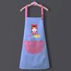 Crianças Avental Arte Pintura Roupas impermeável Anti-Dirty Cozinha Pintura Doméstica Macacão Desenhos Animados Meninos e Meninas com Mangas