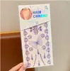 Decorações Faciais Infantis, Adesivos de Pérola, Maquiagem para Meninas, Adesivos de Olho com Strass para Palco Escolar, Adesivos de Maquiagem para Apresentação de 1º de Junho