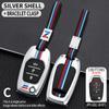 Funda de cuero para llave de metal Chase V90 2020 SAIC Chase V90, llavero de coche con control remoto de protección