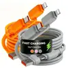 Cabo de Dados Durável Quatro em Um 240W/27Wpd Carregamento Rápido Adequado para Carregamento de Celular Huawei Apple Samsung Honor