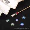 Estilo Antiguo Aleación Goteo de Aceite Pasador Cadena de Cuentas Cuentas Sueltas Accesorio para el Cabello Hanfu Materiales y Accesorios Hechos a Mano Bricolaje Venta al por Mayor
